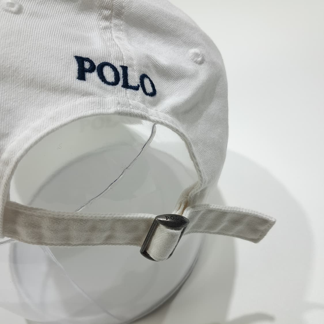 CL422 폴로 다크네이비 포니 화이트 볼캡 모자 상품이미지6