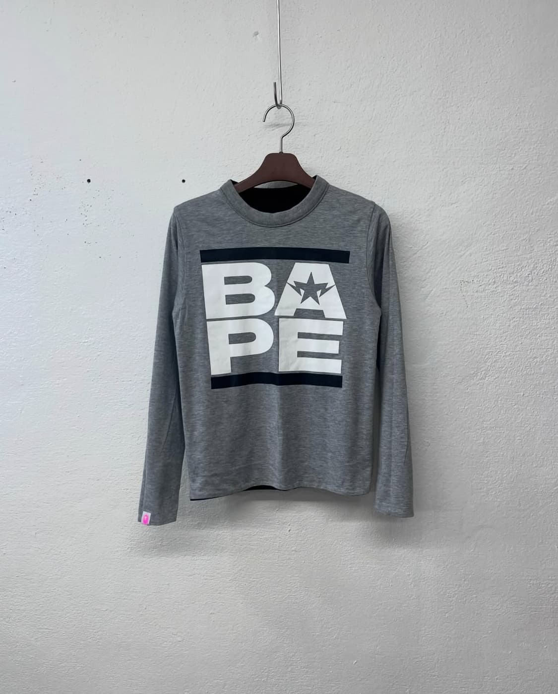 에이프 베이프 리버시블 양면 롱슬리브 숏 사이즈 상품이미지5