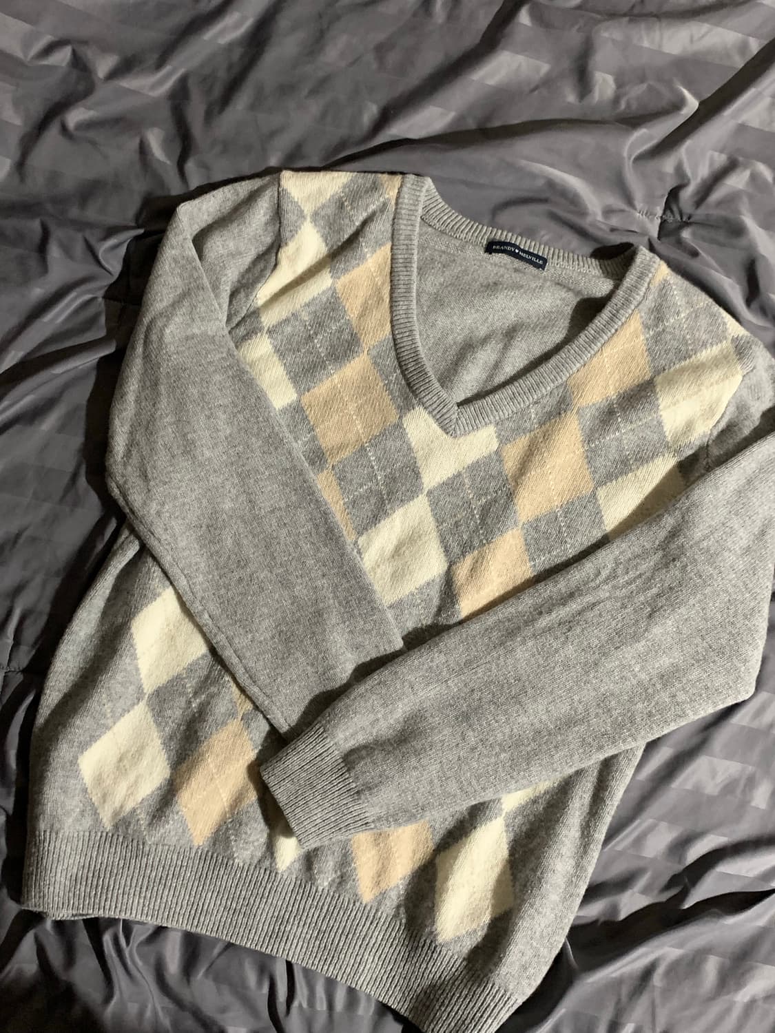 브랜디멜빌 아가일 니트 핀터레스트 상품이미지1