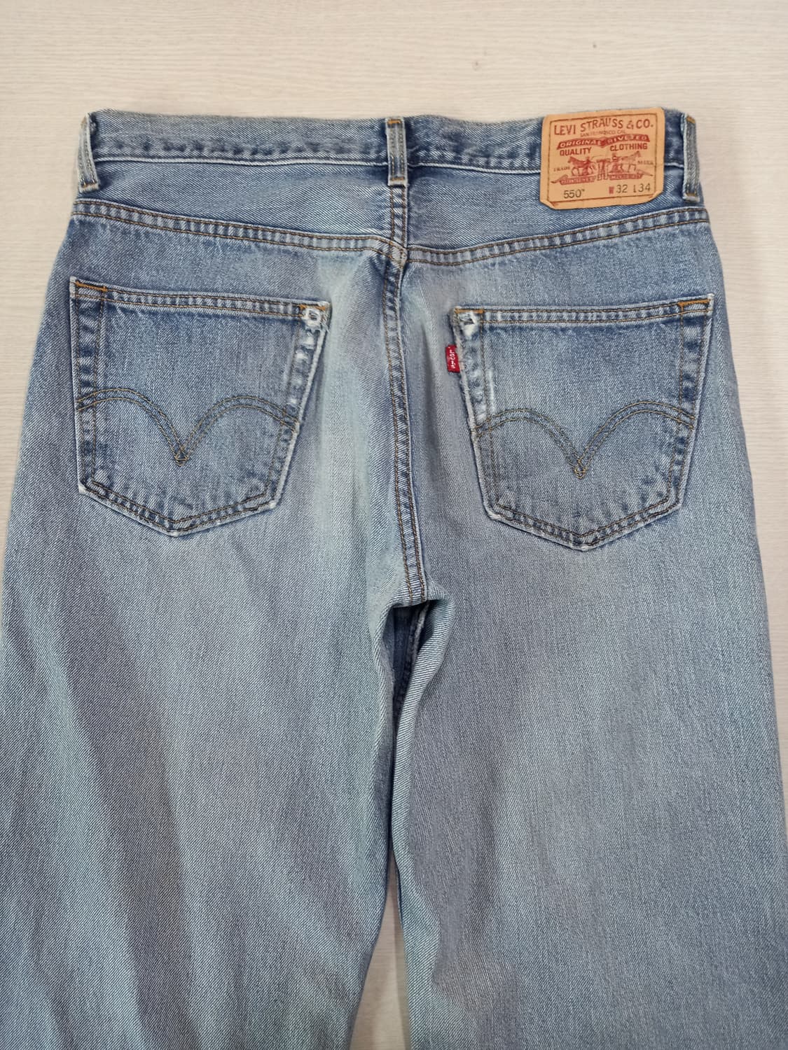 32 00's 리바이스550 Mexico 세미와이드진 연청 32-256 상품이미지4