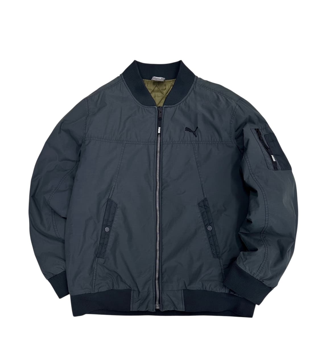 퓨마 푸마 퀄팅 항공점퍼 다크그레이 (XL) 상품이미지1