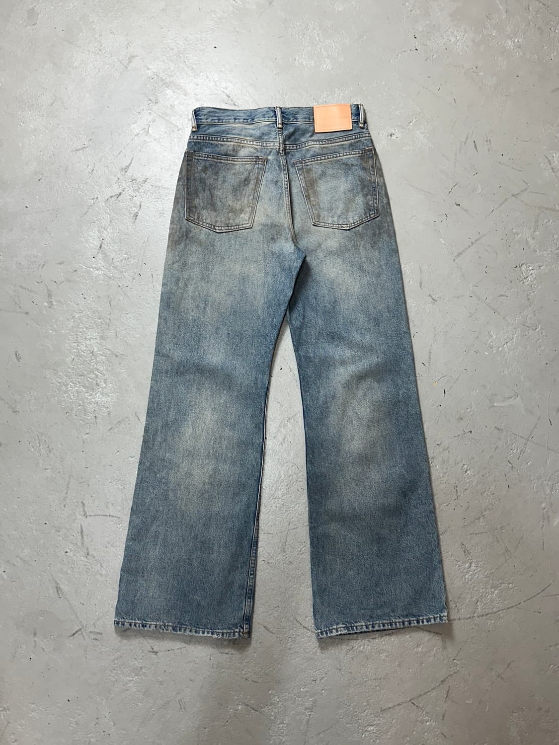 아크네 스튜디오 2021M 페니실린 머드워시 데님 루즈 부츠컷 상품이미지4