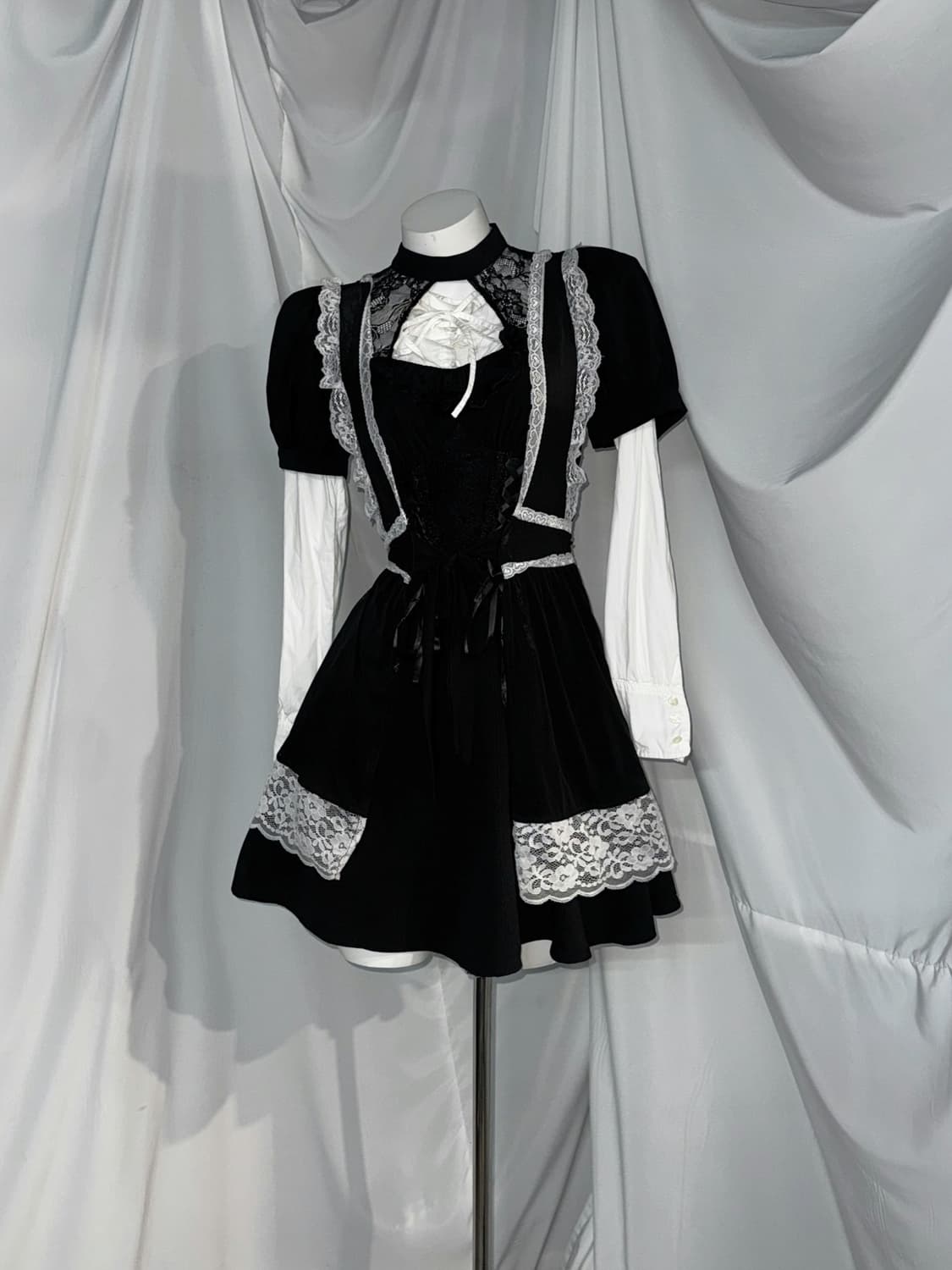 <예약중> Darkinlove 세라깔 고스고딕 코디세트 상품이미지5