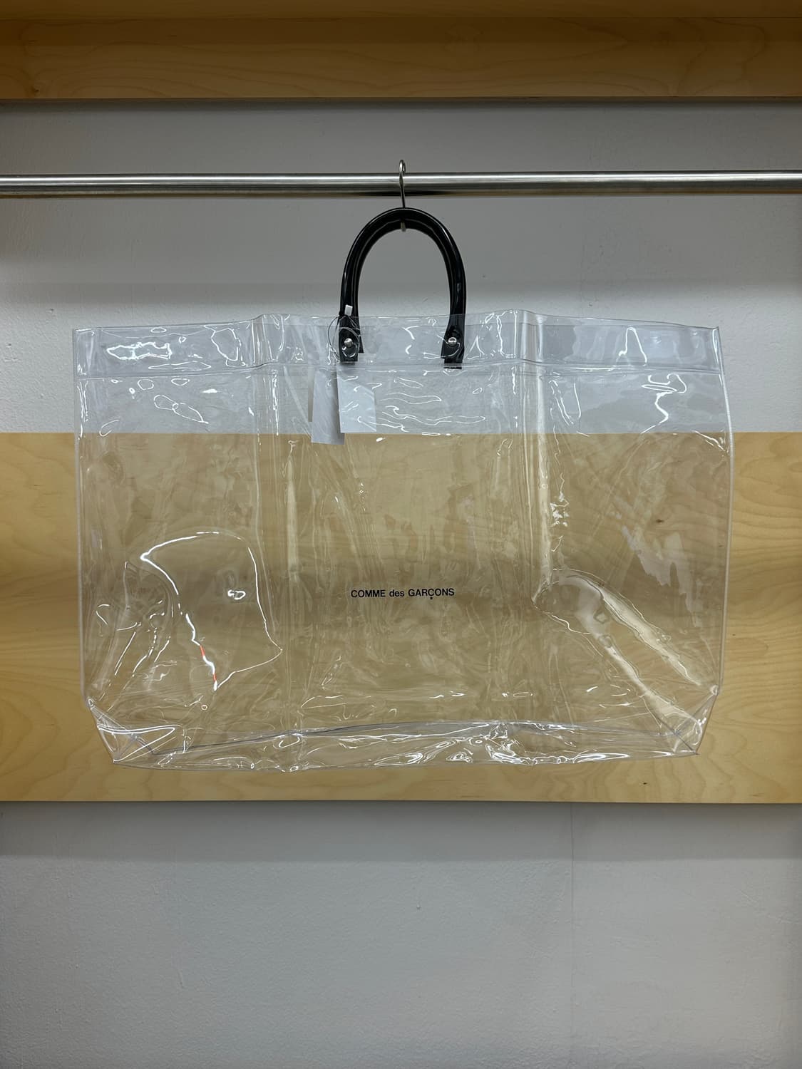 [OS] 꼼데가르송 PVC 토트백 상품이미지1