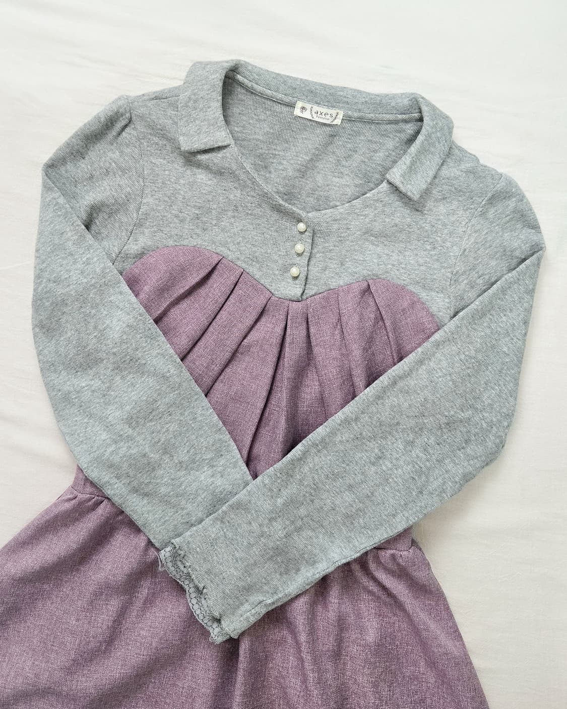 하트 쉐이프 로맨틱 무드 원피스 상품이미지3