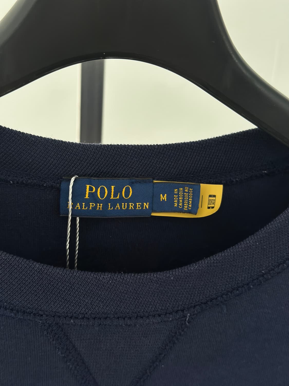 폴로 랄프로렌 네이비 세미크롭 맨투맨  상품이미지5
