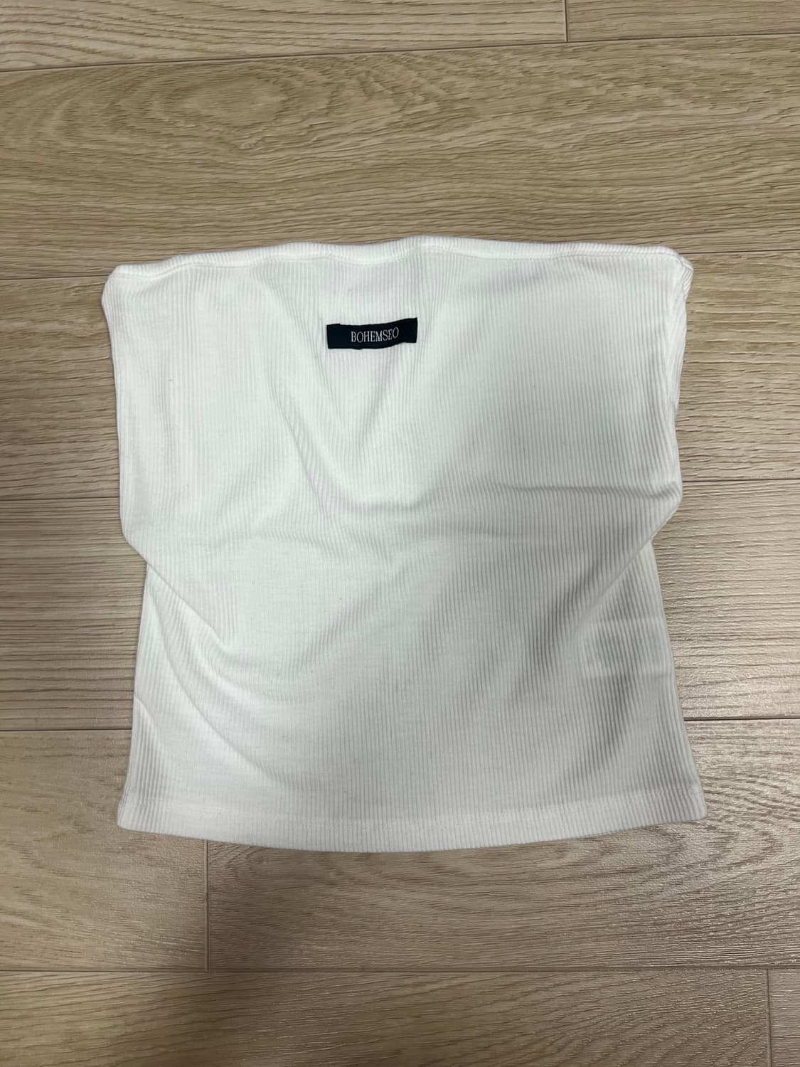 보헤미안서울 베이직 튜브탑 화이트 아이보리 상품이미지6