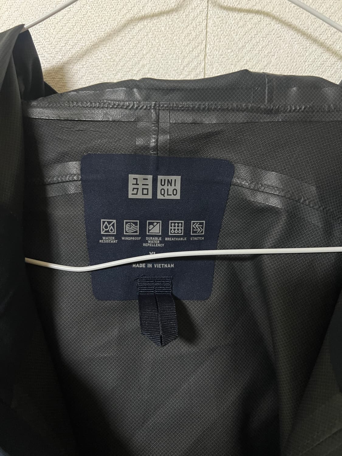유니클로 블록테크 바람막이 자켓 xl 상품이미지2