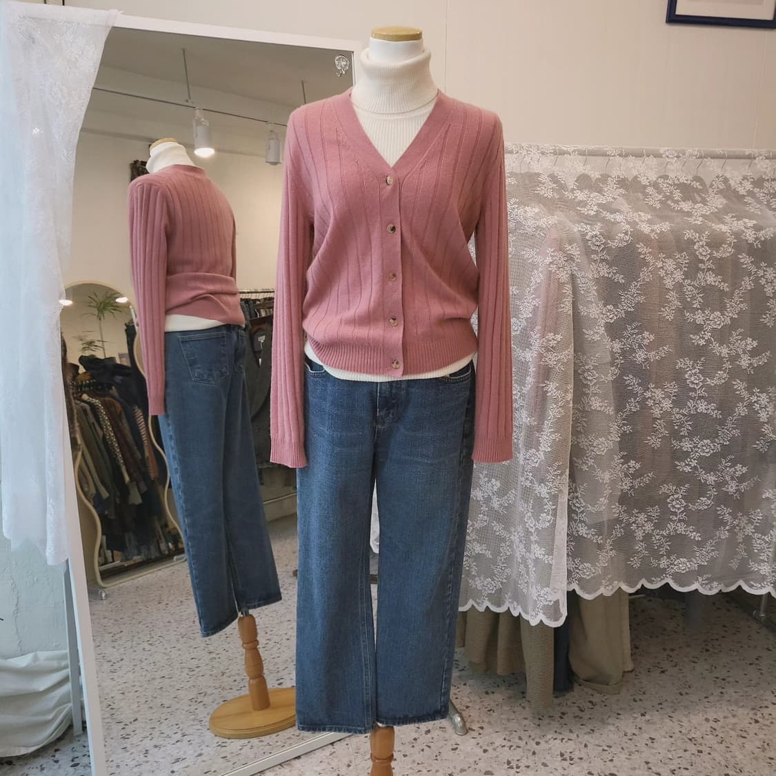 아이잗바바 캐시미어 100 가디건 상품이미지2