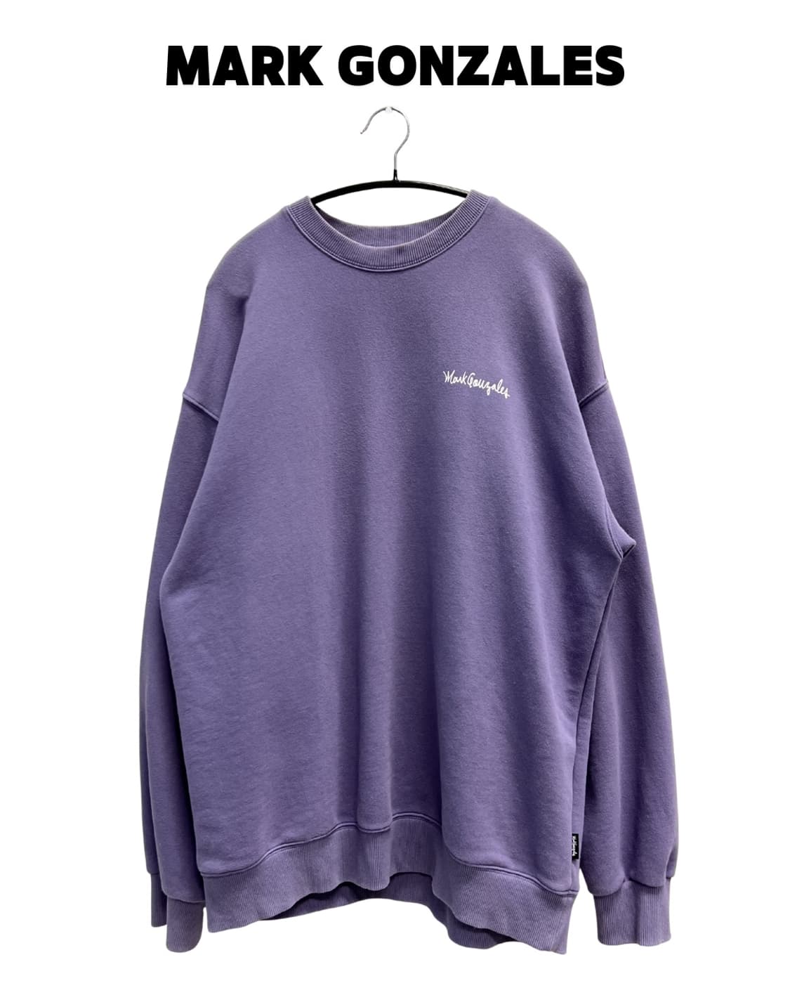 마크곤잘레스 맨투맨 연보라 상품이미지1