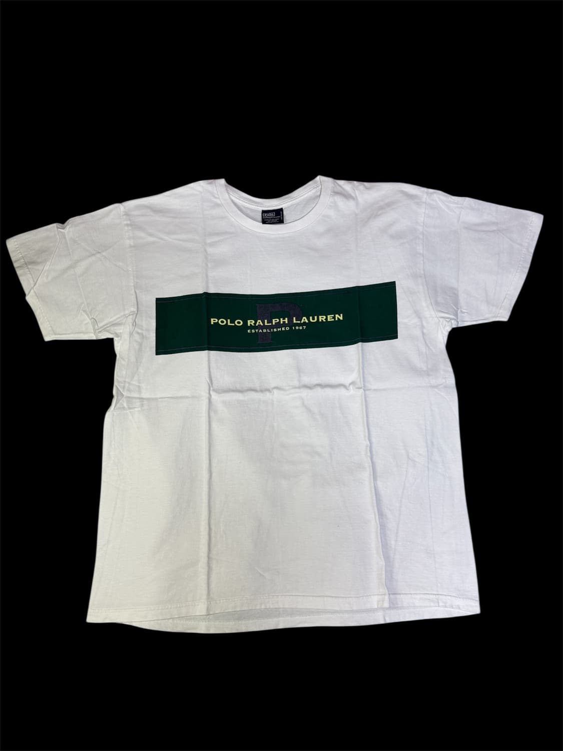 빈티지 90s 폴로 랄프로렌 polo 그린로고 티셔츠 OS 상품이미지1