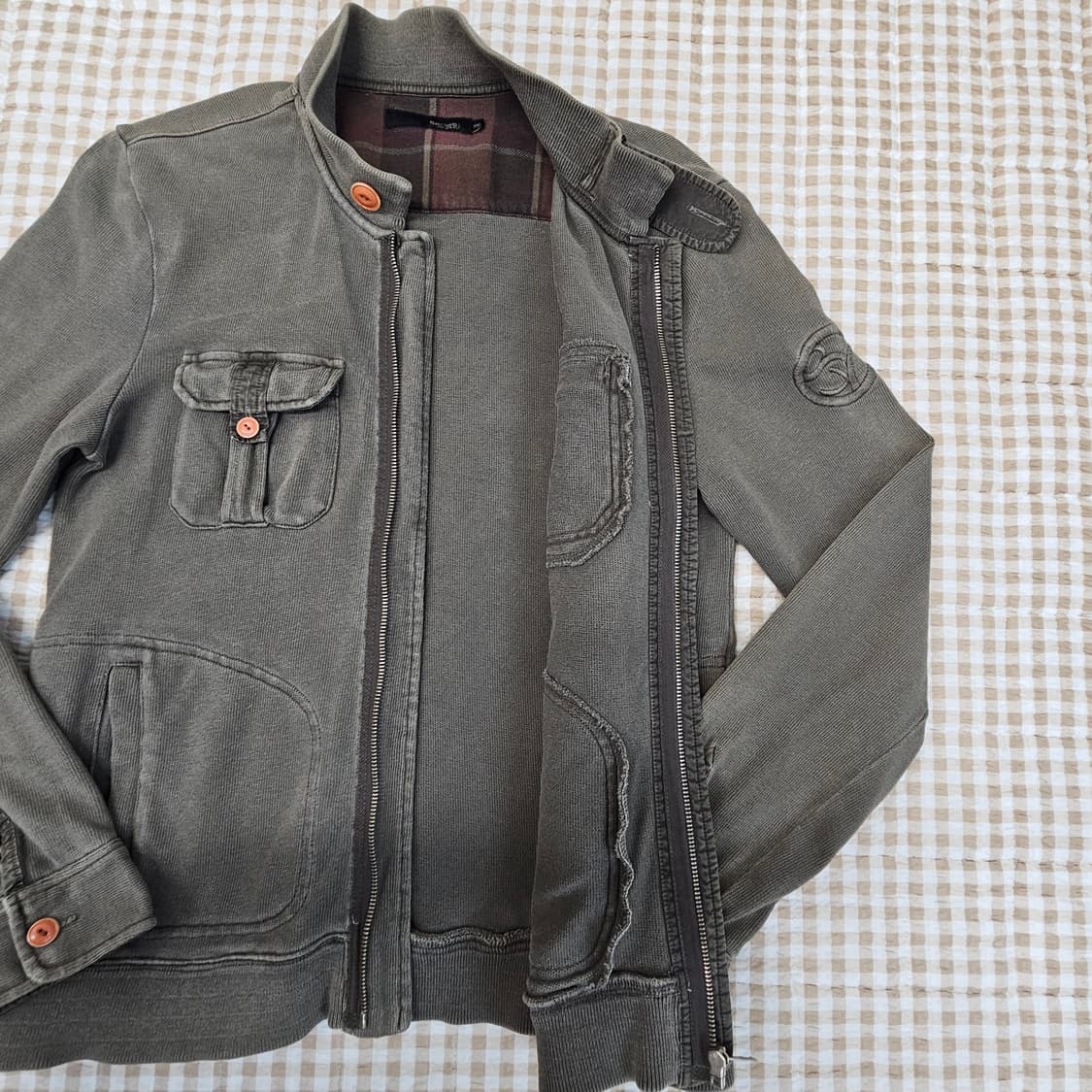 시리즈 슬림핏 집업자켓 남자100 상품이미지5