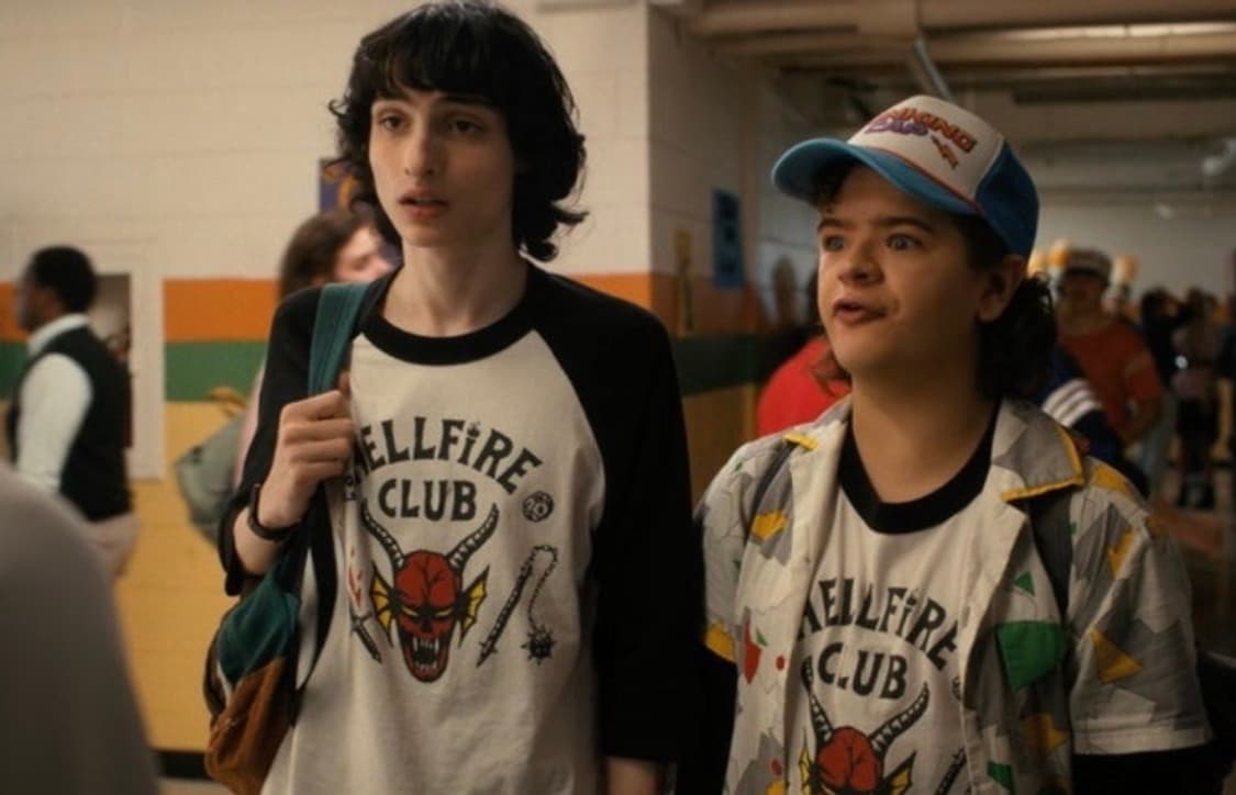 넥플릭스 기묘한이야기 헬파이어 클럽 티셔츠 상품이미지1