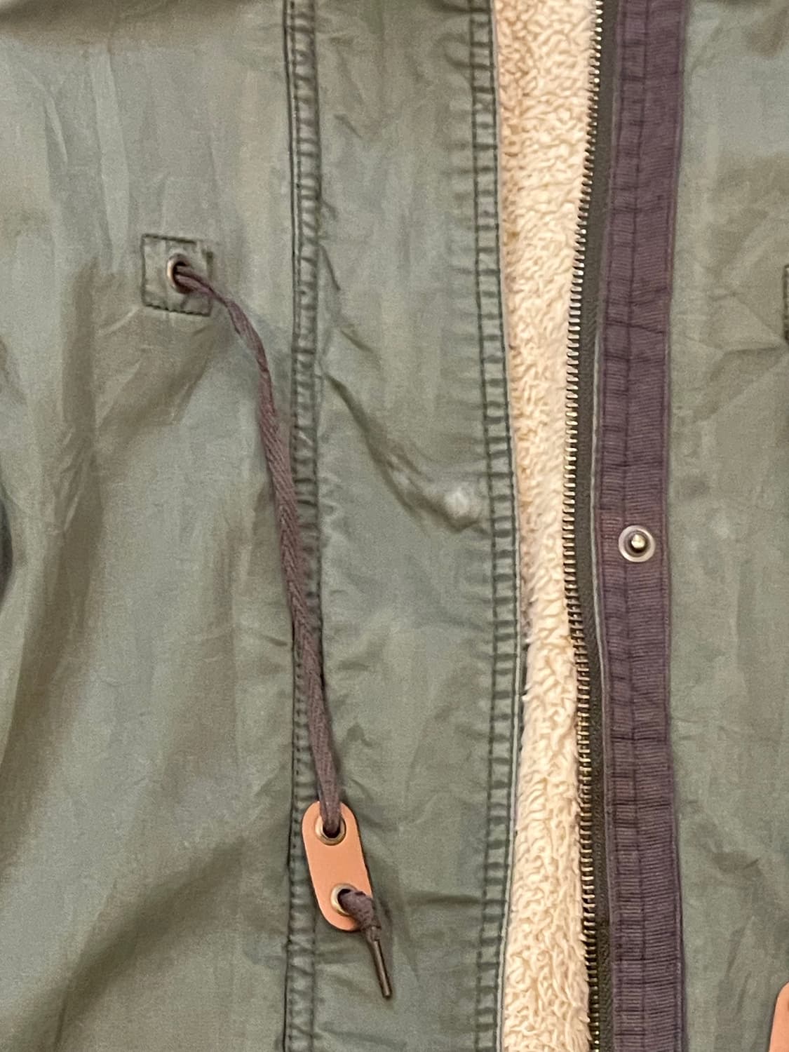 일본빈티지 디테일 털파카 상품이미지3