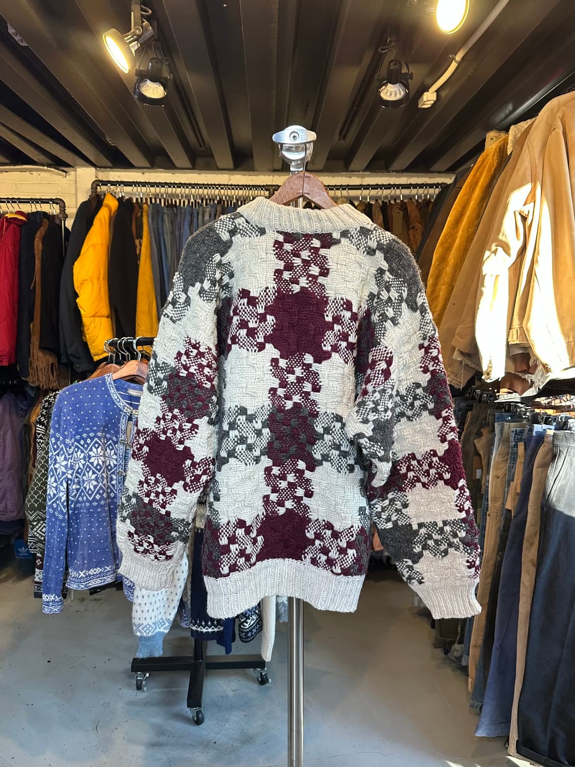 핸드메이드 헤비 울 에스닉 오리엔탈 가디건  상품이미지2