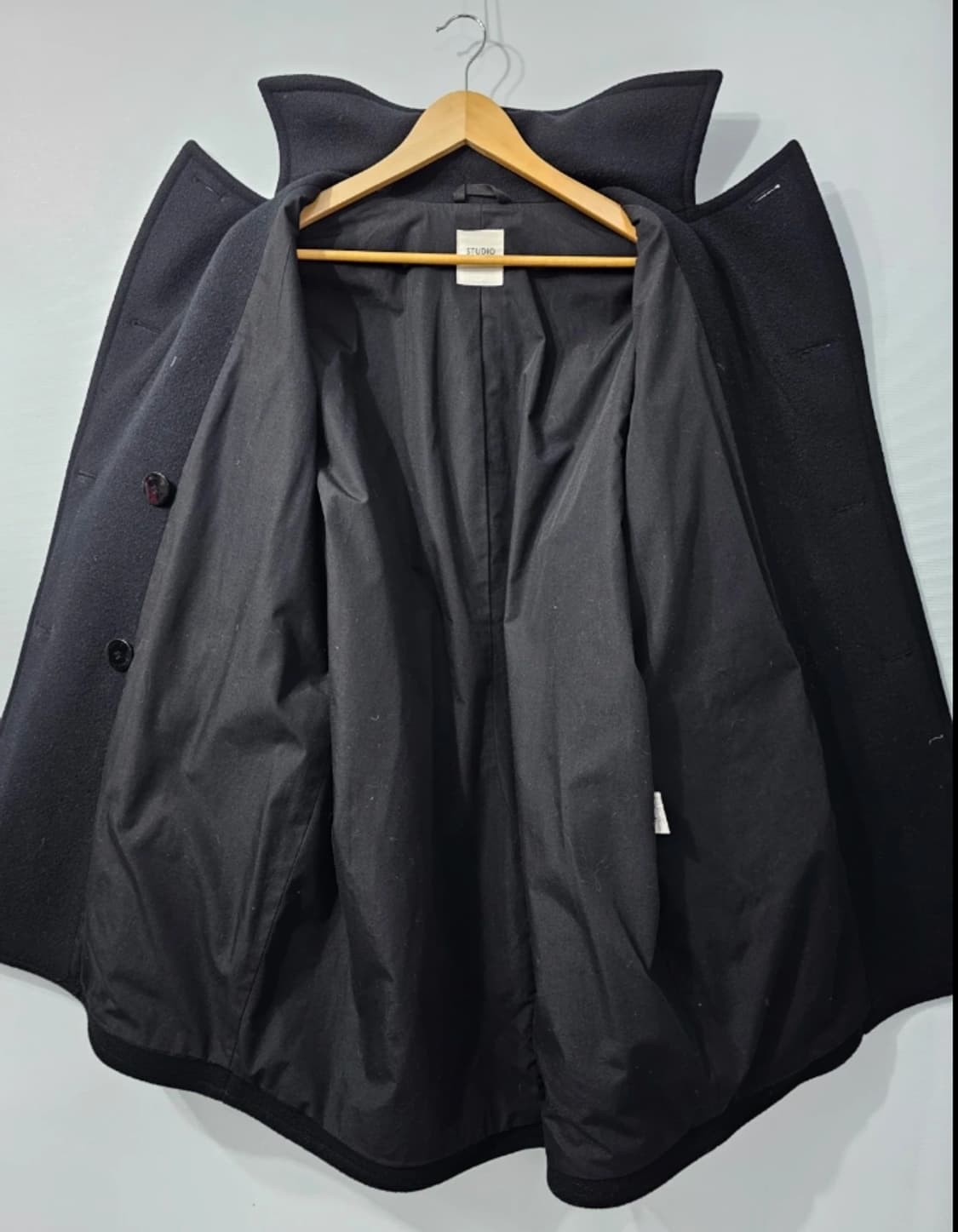 스튜디오 톰보이 여성 더블 울코트 롱코트 ~66 상품이미지5