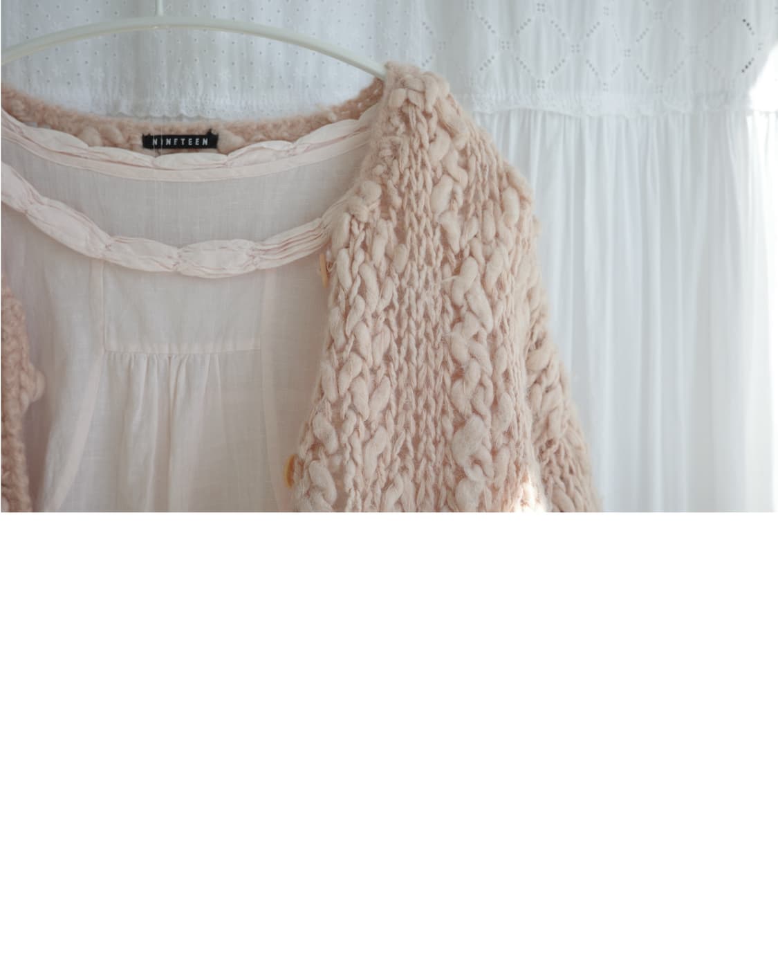 Light pink lovely cardigan 상품이미지4