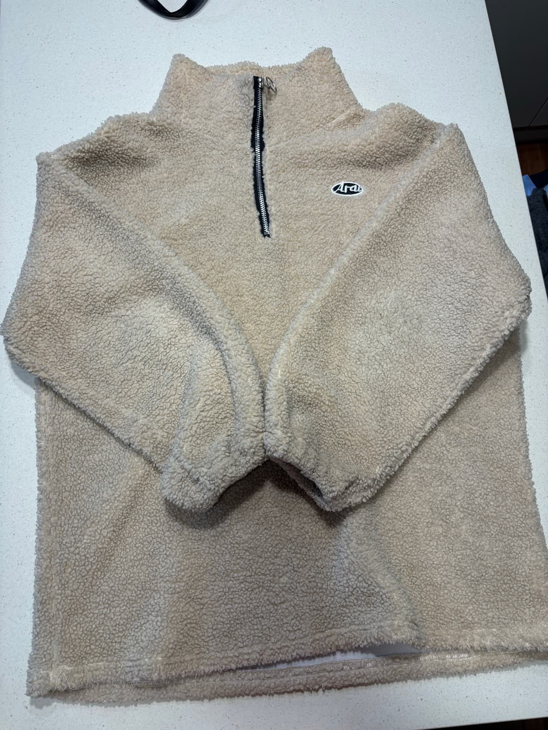 양털 반집업 상의 상품이미지1