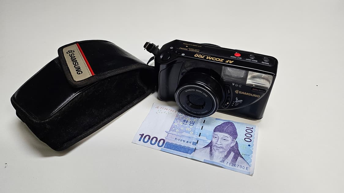 작례O 심혜진 카메라 삼성 af zoom 700 필름카메라 빈티지 필카 상품이미지1