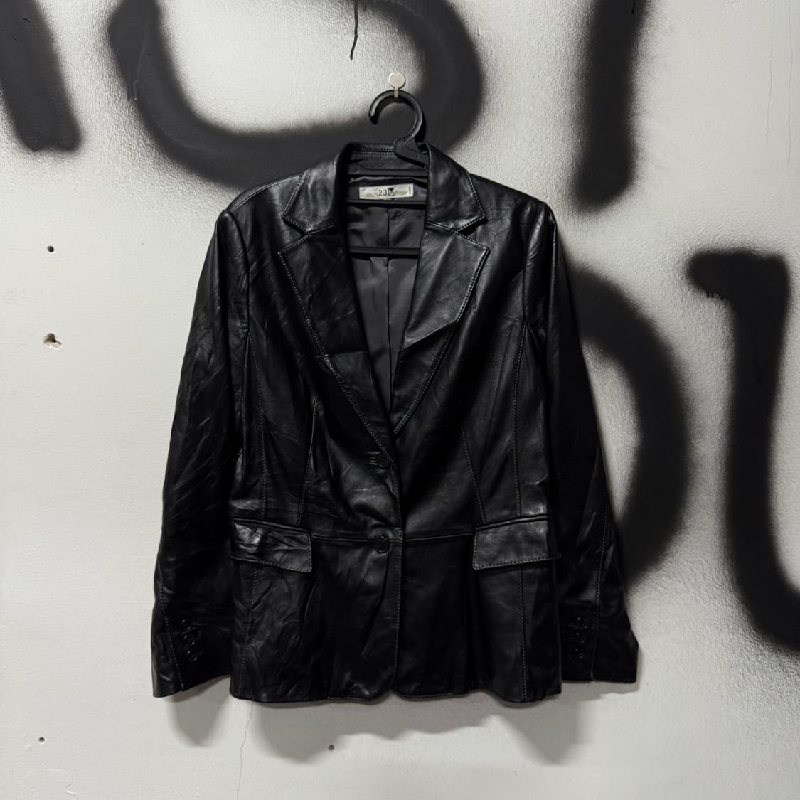 VTG 빈티지 리얼 쉽 스킨 싱글 블레이저 자켓 상품이미지1