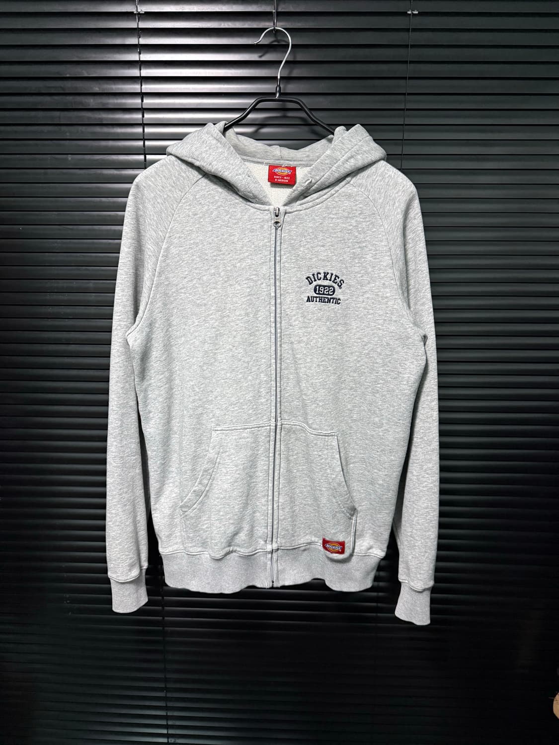디키즈 그레이 회색 후드 집업 워크 미국 usa S M 90 95 스웻 상품이미지4