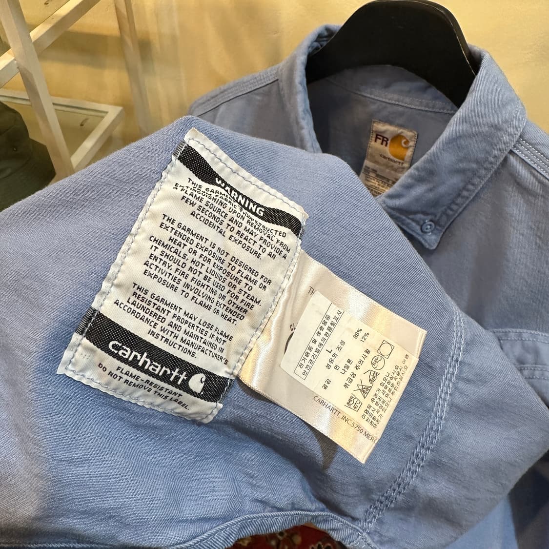 칼하트 FR 워크 셔츠 L  상품이미지5