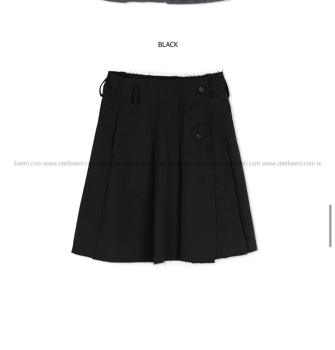 릿킴 미디스커트 블랙 새상품 상품이미지5