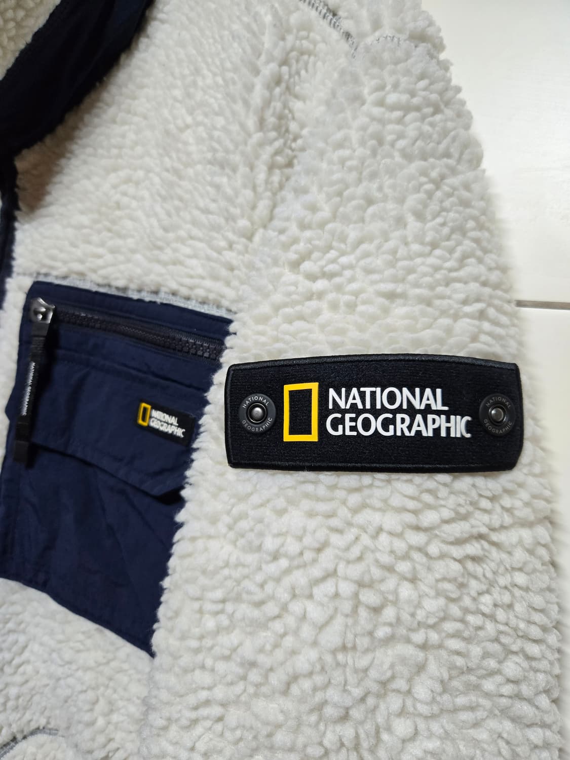 내셔널지오그래픽 남성 양털 뽀글이 집업 상품이미지3