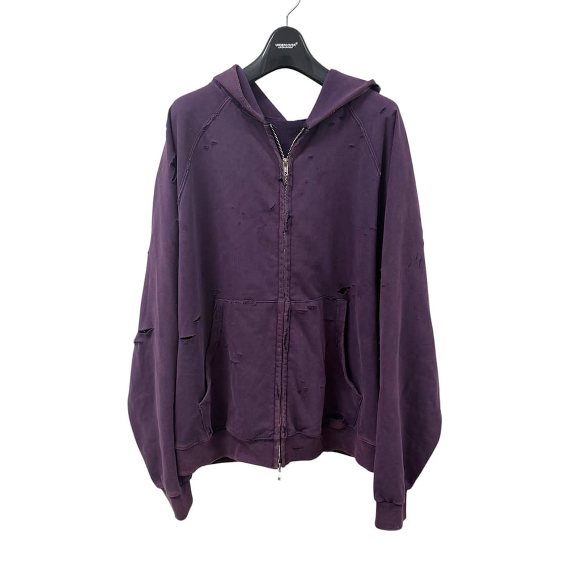디스트로이드 후드집업 (vintage purple) 상품이미지1