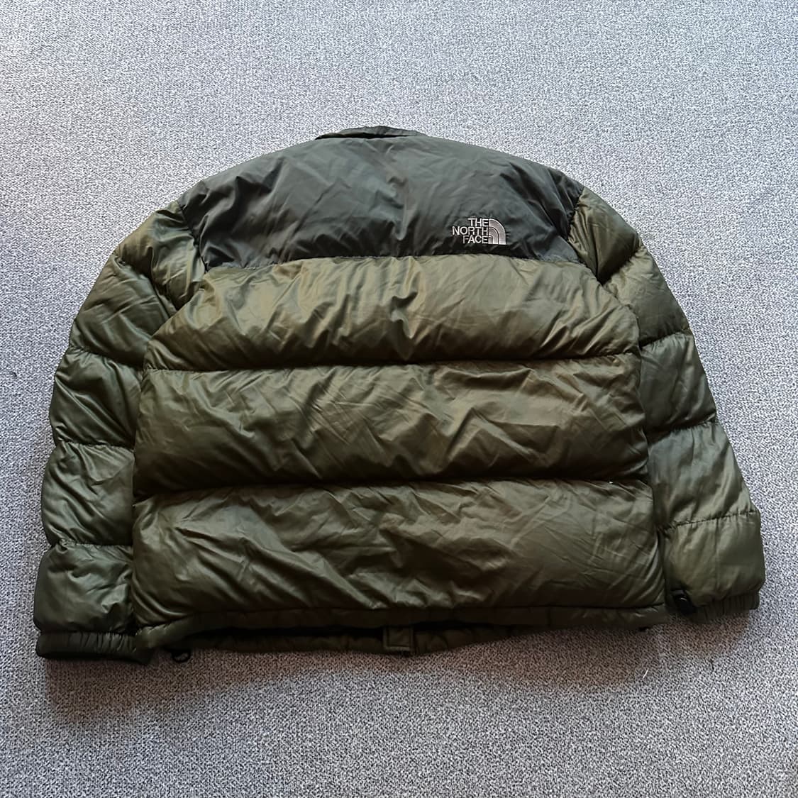 노스페이스 눕시 후드 패딩 카키 상품이미지3