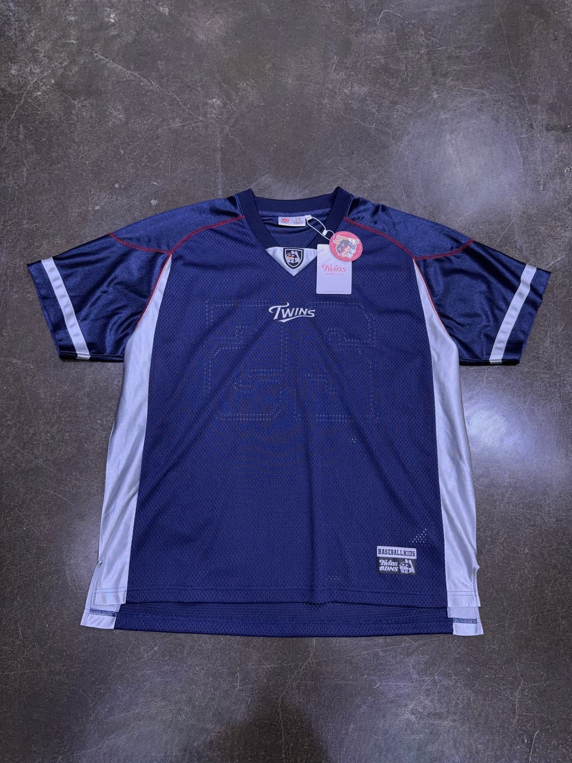 LG 엘지 트윈스 x 빠더너스 메쉬 져지 티셔츠 유니폼 네이비 L 상품이미지1