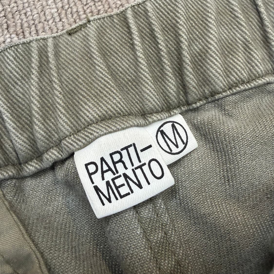 parti-mento 파르티멘토 8부 와이드카고 팬츠  상품이미지3