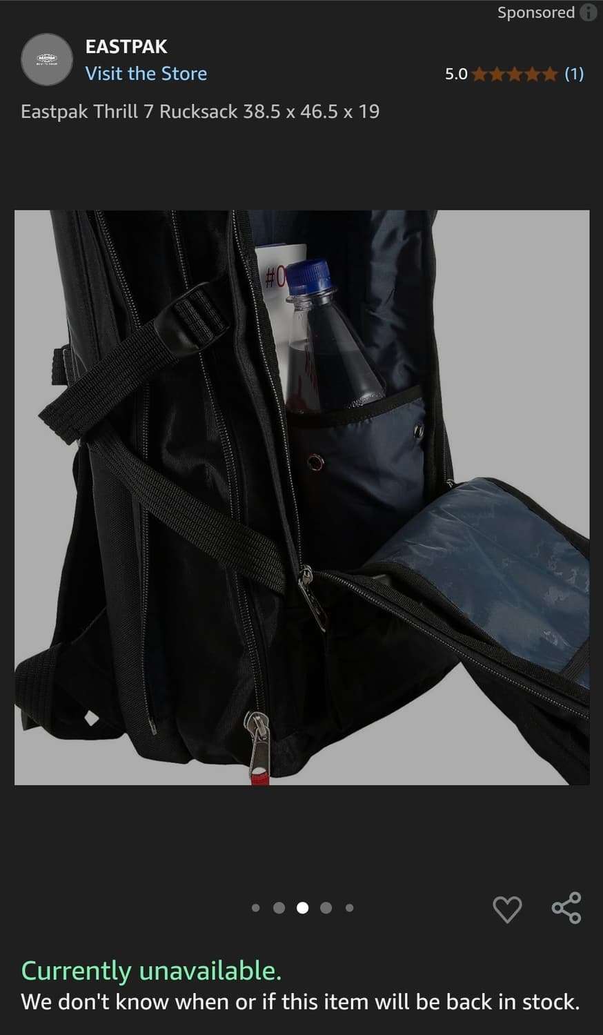 이스트팩 스릴7 백팩 상품이미지5