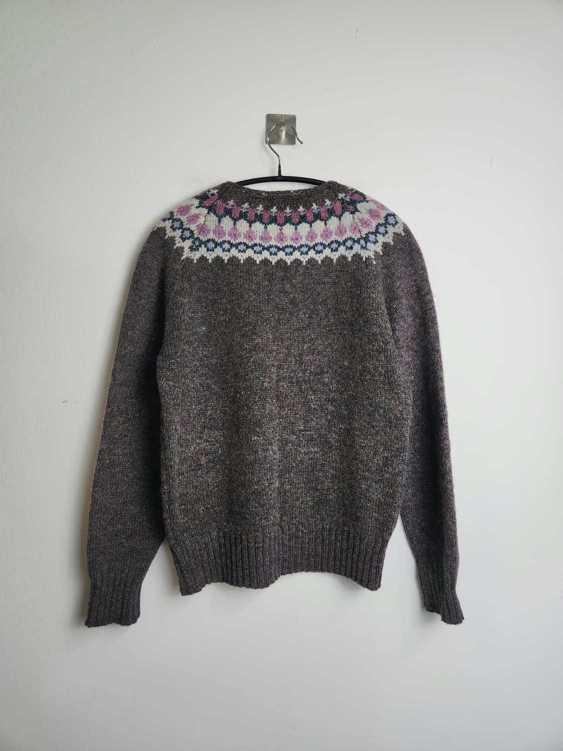 패턴 울 니트 상품이미지6