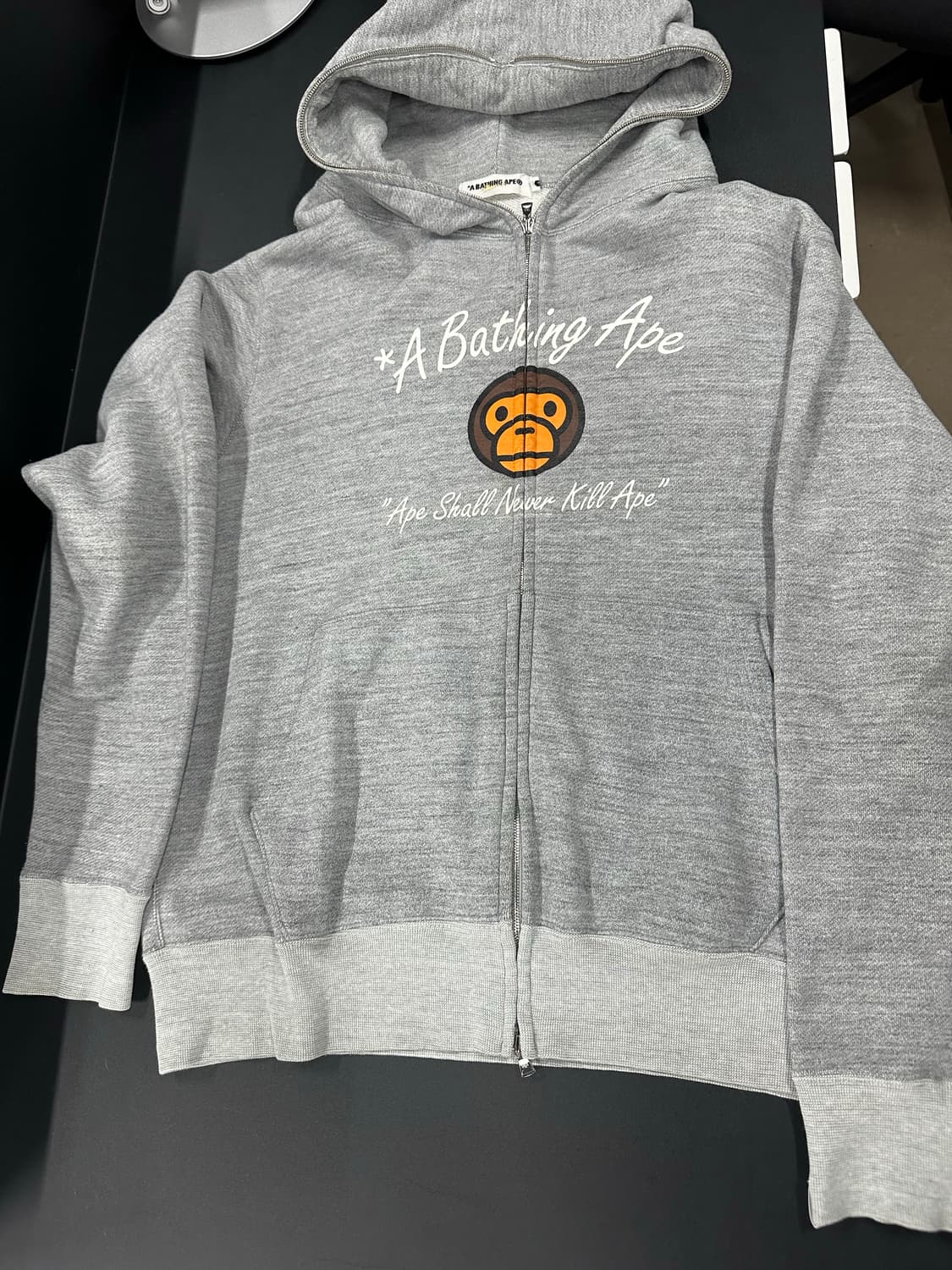 베이프 베이비 마일로 프린팅 풀집업 후드  상품이미지5