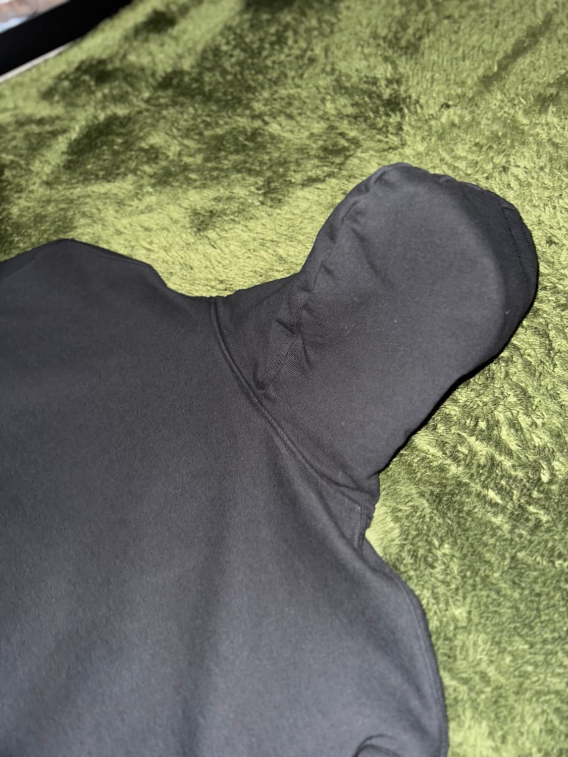 [XL] DIME 다임 엠브로더리 로고 루즈 핏 후디 후드티 블랙 상품이미지8