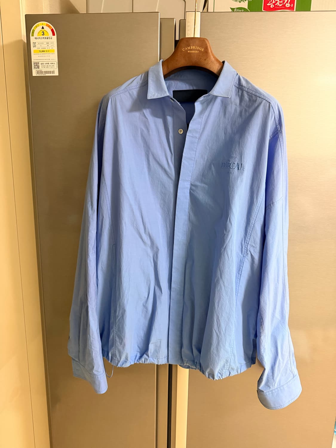 준지 스트링셔츠 초판 블루 상품이미지2