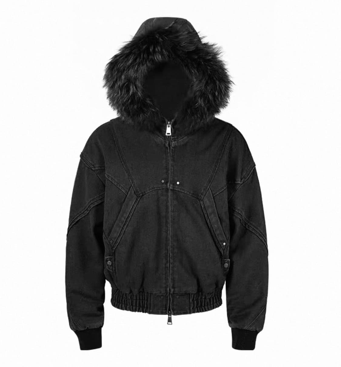 퍼후드 워싱 항공점퍼 다크그레이 상품이미지2