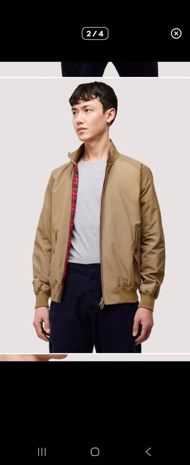 바라쿠타 24FW 내추럴 G9 해링턴 자켓 46사이즈 상품이미지3