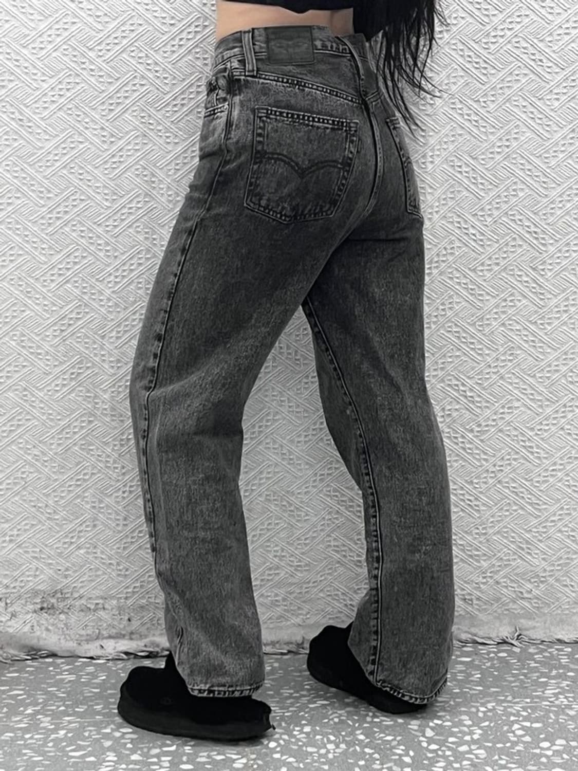 리바이스 빈티지 모던시크 워싱 흑청 데님 청바지 26인치 C08950 상품이미지2