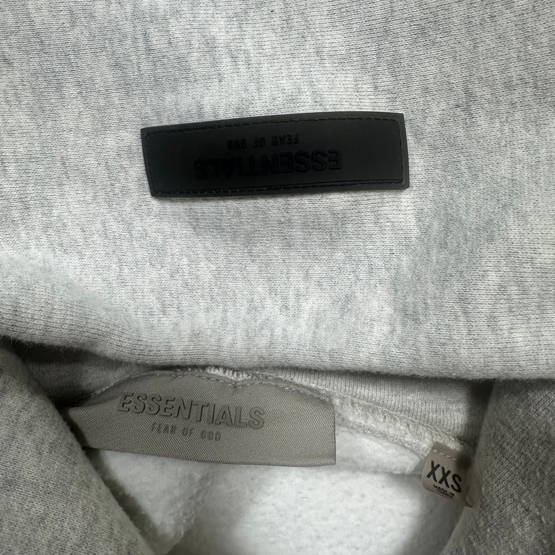 ✨ (크림택) 피어오브갓 피오갓 에센셜 그레이 후드티  상품이미지3