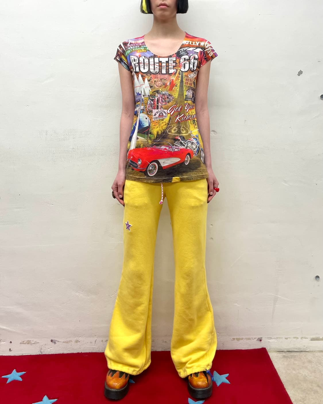 Retro Racing Route 66 T-shirt  상품이미지7
