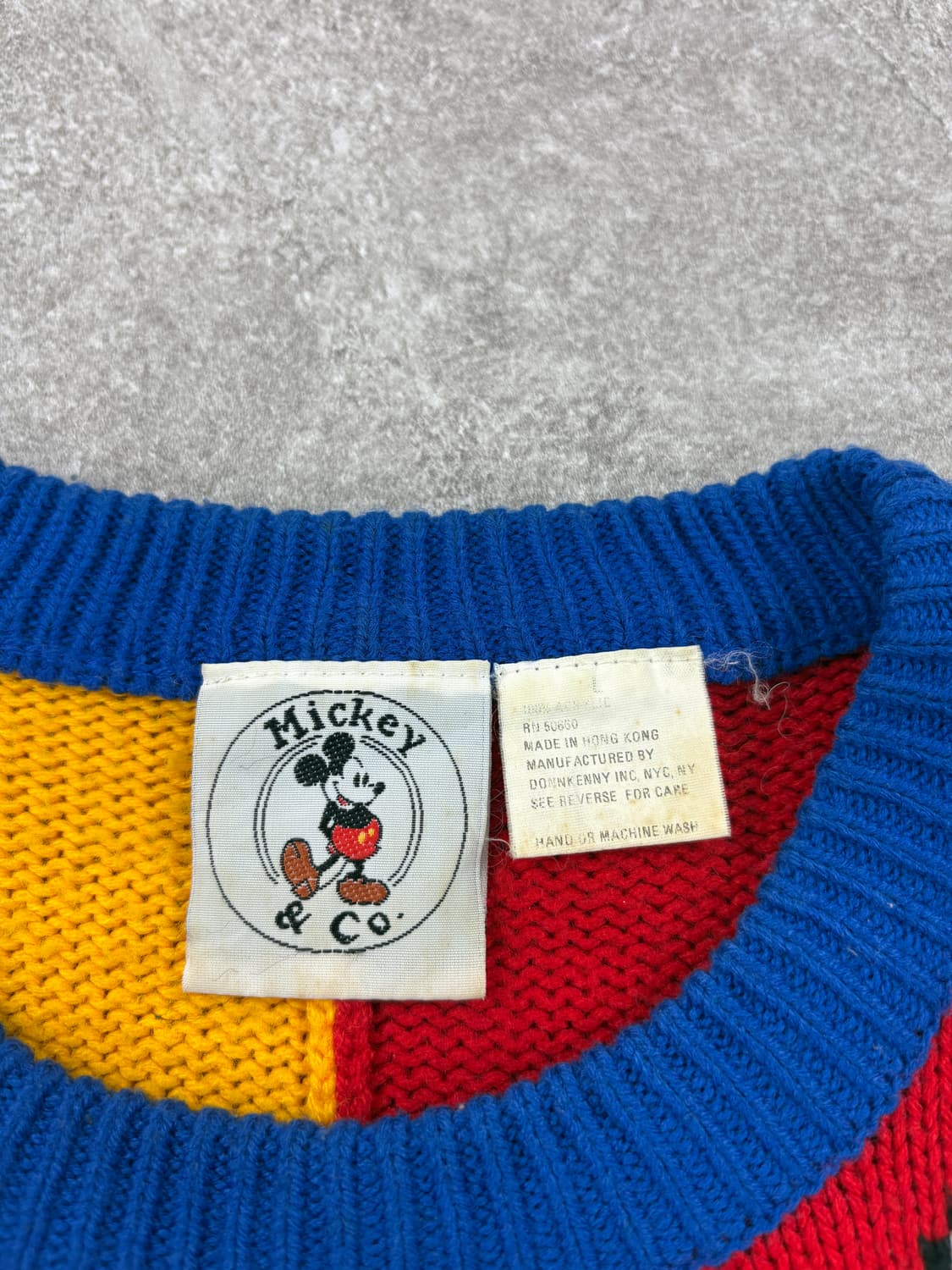 90's Vintage Mickey & Minnie Mouse Knit  상품이미지3