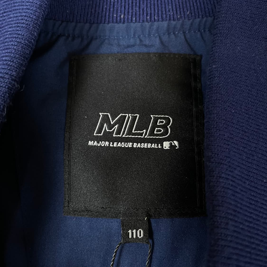 MLB 네이비 로고 블루종 야구점퍼 110 상품이미지4