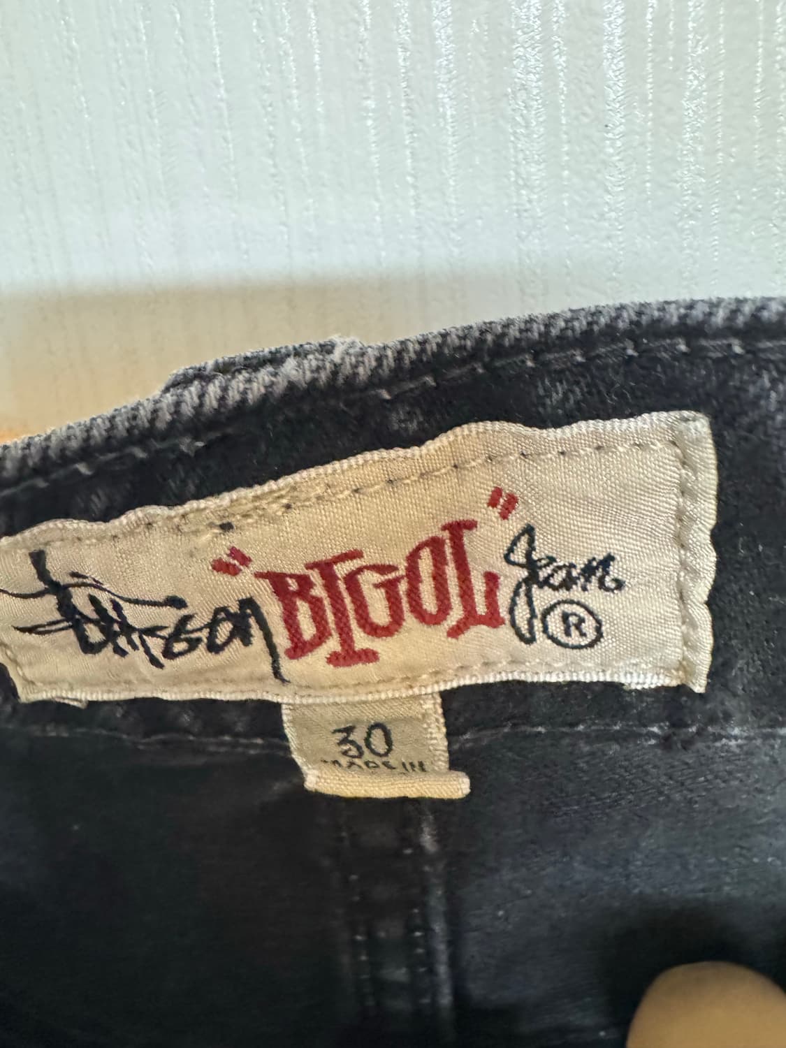 스투시 OL 데님 팬츠 블랙 30 상품이미지3