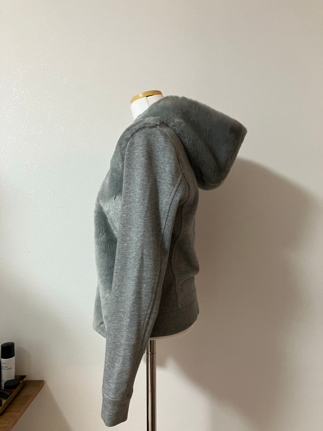 아르마니 익스체인지 퍼 후드집업 y2k xs사이즈 상품이미지2