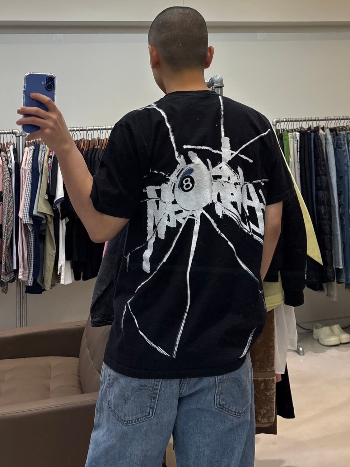 스투시 8볼 크랙 반팔 상품이미지9