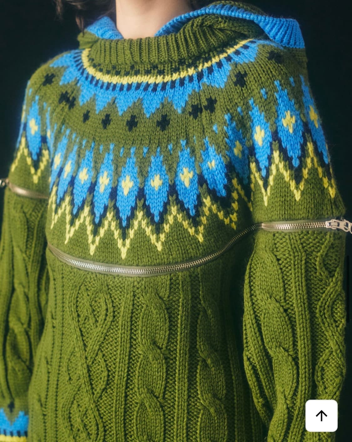 앤더슨벨 노르딕 니트 원피스 상품이미지2