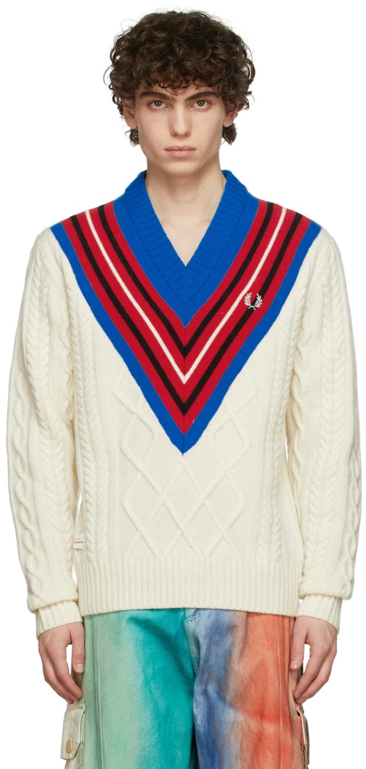 프레드 페리 X 찰스제프리러버보이 니트 상품이미지2