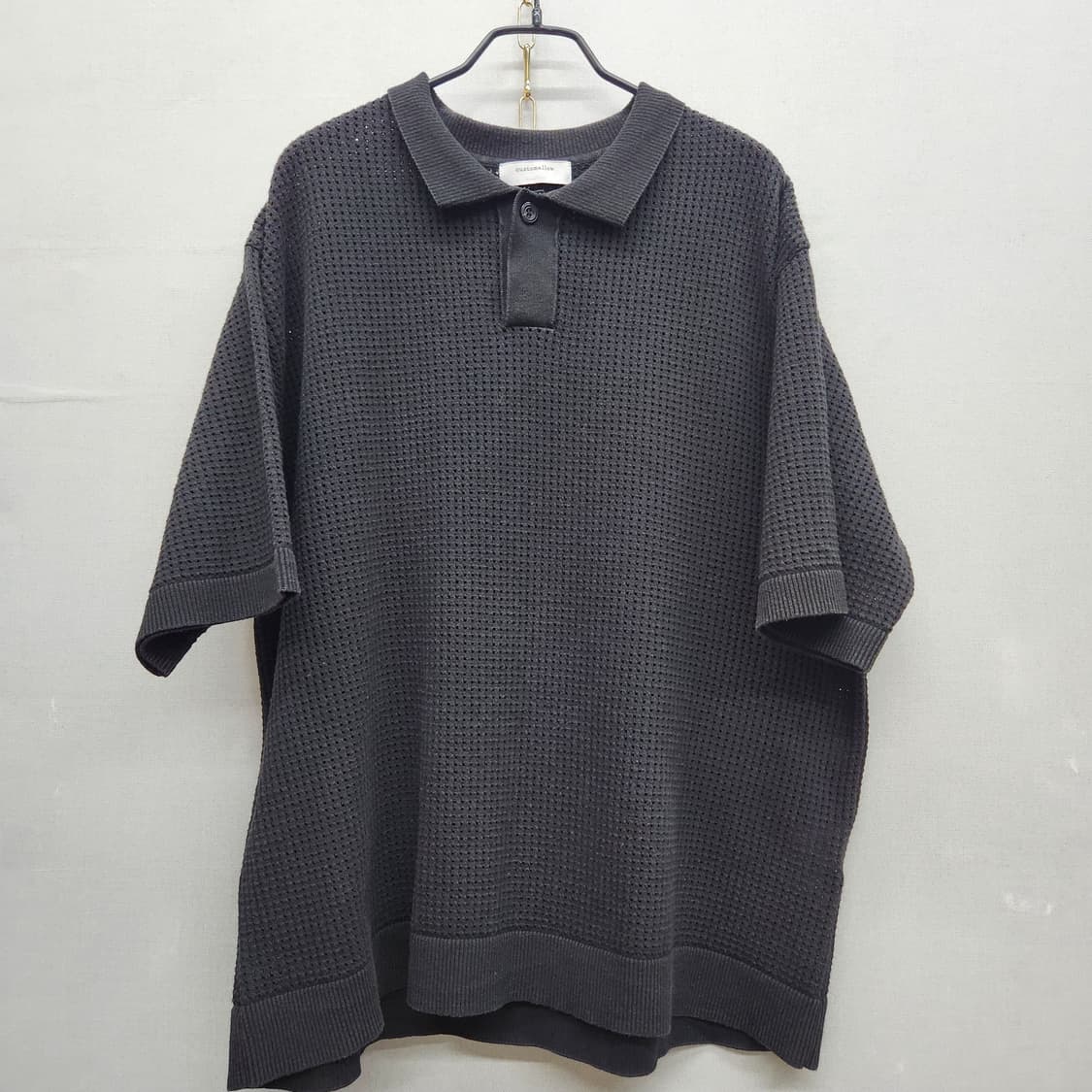 커스텀멜로우 와플패턴 반팔카라 38(XL) 남여공용 상품이미지1